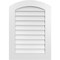 Ekena Millwork Arch Top Surface Mount PVC Gable Vent: Functional, w/ 3-1/2"W x 1"P Standard Frame, 24"W x 34"H GVPAR24X3401SF - alternate 1